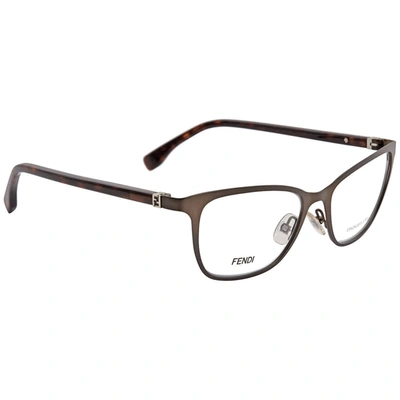 Shop Fendi Rectangular Eyeglasses Ff 0011 7sr 53 In Brown