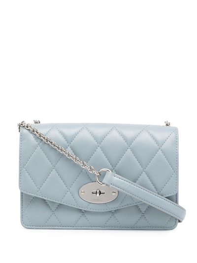 Mulberry Darley Quilted Leather Shoulder Bag In Blue | ModeSens