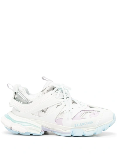 Shop Balenciaga Track Lace-up Sneakers In Weiss