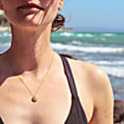 Lee Renee Ammonite Diamond Necklace - Gold In Diamond