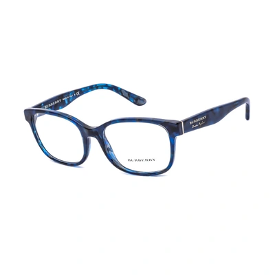 Shop Burberry Ladies Blue Square Eyeglass Frames Be2263368653