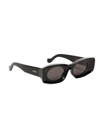 Shop Loewe Paula's Ibiza Injected Sunglasses Shiny Black