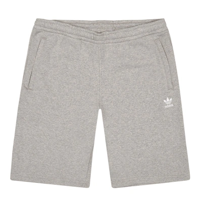 Shop Adidas Originals Essential Shorts In Grey
