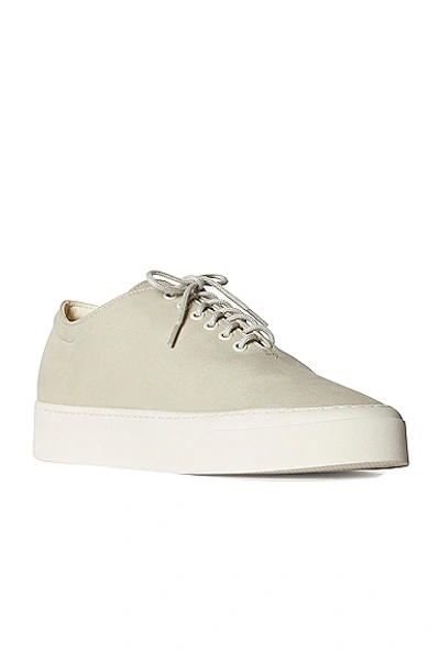 Shop The Row Marie H Lace Up Canvas Sneakers In Light Grey