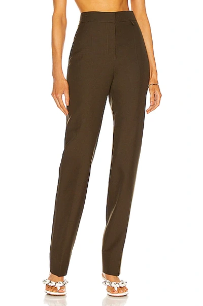 Shop Givenchy Tailored Pant In Dark Khaki