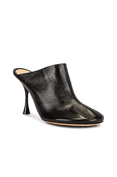 Shop Bottega Veneta Dot Sock Mules In Black