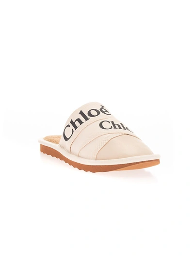 Shop Chloé Women's Beige Leather Sandals