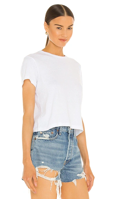 Shop Re/done X Hanes 1950s Boxy Tee In Vintage White