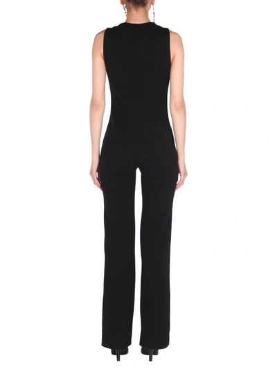 Shop Saint Laurent Sleeveless Jumpsuit In Black
