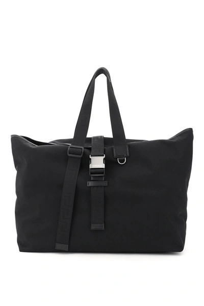 Shop Versace Weekend Bag In Black Ruthenium (black)