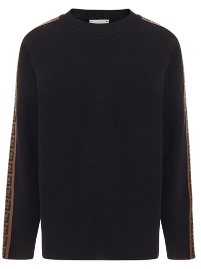 Shop Fendi Sweater In Black