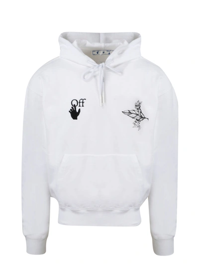 Shop Off-white Elves Over Hoodie In White