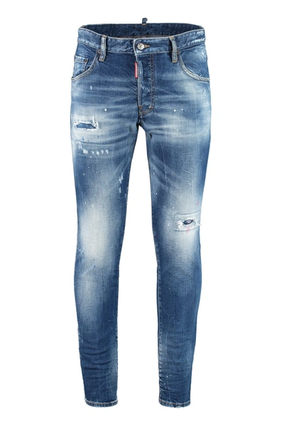 Dsquared2 Skater Jean 5-pocket Jeans In Medium Wash | ModeSens