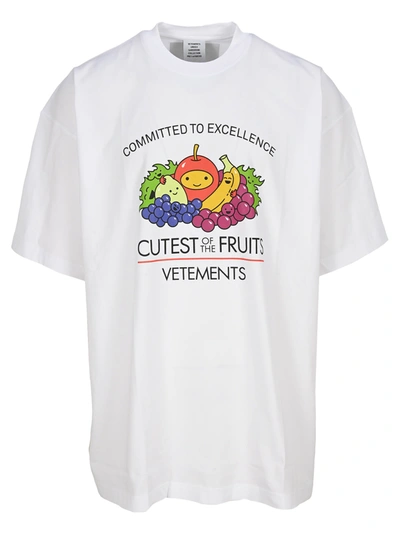 Shop Vetements Fruit T-shirt In White