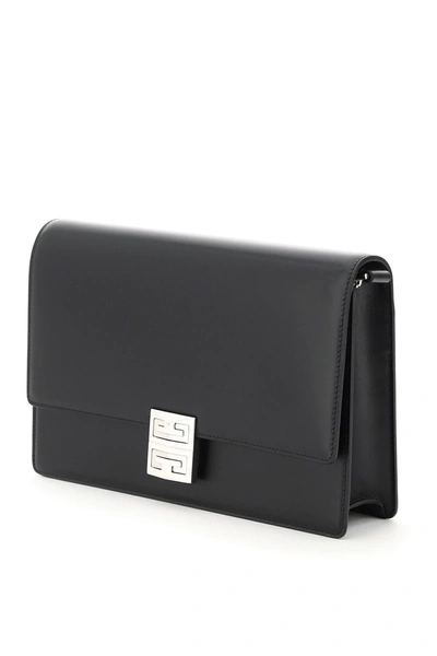 Shop Givenchy 4g Shoulder Box Bag In Black