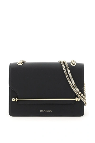 Shop Strathberry Eastwest Bag In Black