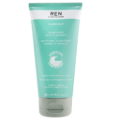 Shop Ren Clean Skincare Clearcalm Clarifying Clay Cleanser