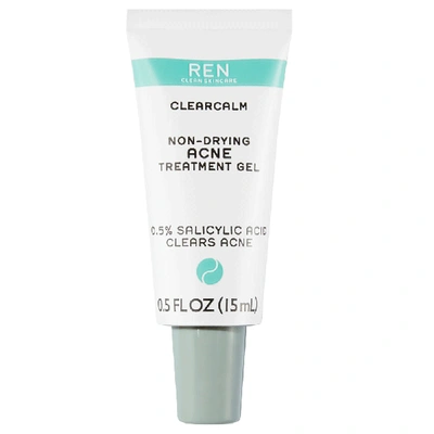 Shop Ren Clean Skincare Clearcalm Non-drying Acne Treatment Gel