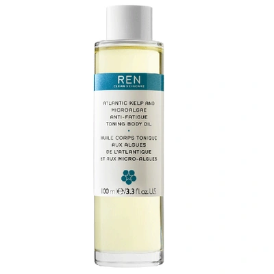 Shop Ren Clean Skincare Atlantic Kelp & Magnesium Anti-fatigue Toning Body Oil