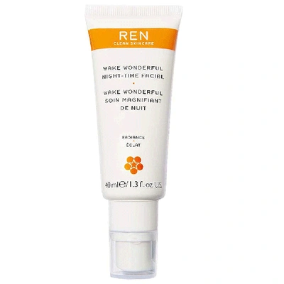Shop Ren Clean Skincare Wake Wonderful Night-time Facial
