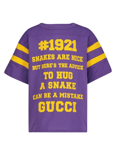 Shop Gucci Kids T-shirt For Unisex In Purple