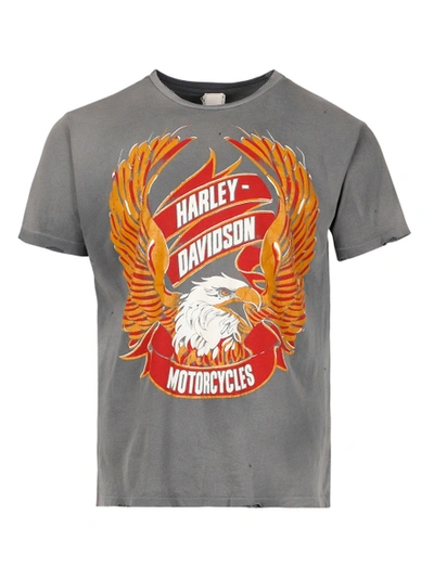 Shop Madeworn Harley Davidson T-shirt Charcoal Fade