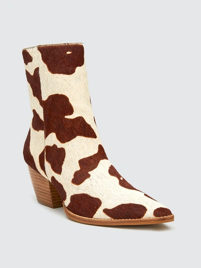 Shop Matisse Caty Boot In Brown Cow Spot