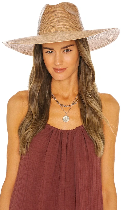 Shop Lack Of Color Palma Wide Fedora In Neutral