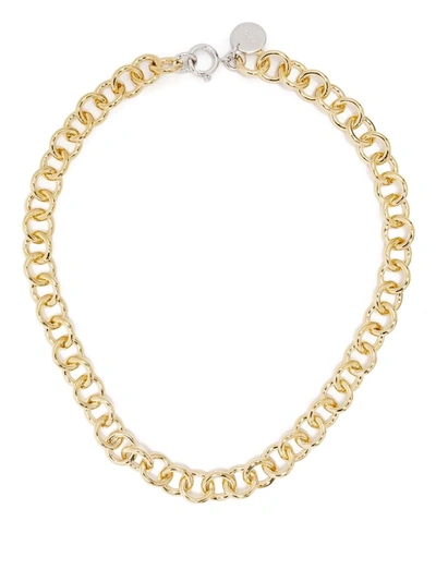 Shop Apc Pauline Chain Link Necklace In 金色