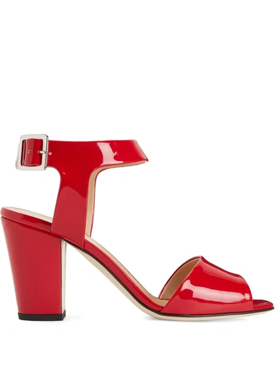 Shop Giuseppe Zanotti Emmanuelle 80mm Sandals In 红色