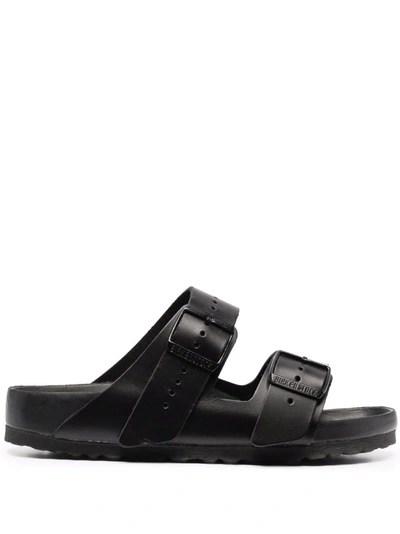 Shop Rick Owens X Birkenstock Double-strap Sandals In 黑色