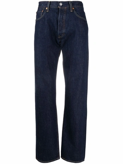 Levi's Black 501 Original Jeans In 蓝色
