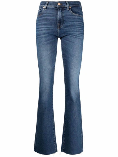 Shop 7 For All Mankind Bootcut Vintage Jeans In Blue