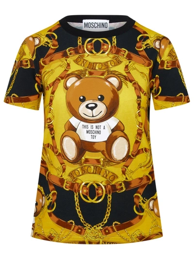 Shop Moschino Teddy Printed T In Multi