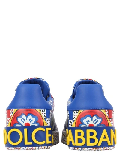 Shop Dolce & Gabbana Portofino Sneakers In Multicolour