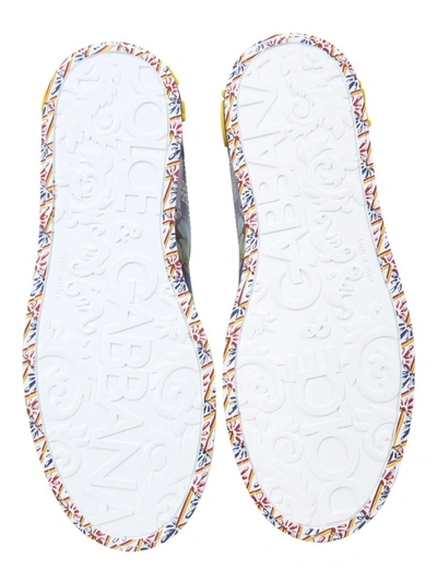 Shop Dolce & Gabbana Portofino Sneakers In Multicolour