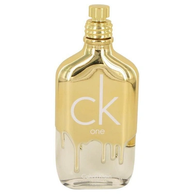Shop Calvin Klein Ck One Gold By  Eau De Toilette Spray (unisex Tester) 3.4 oz