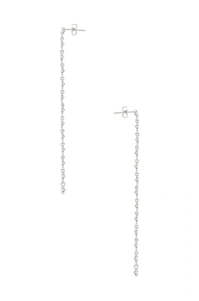 Shop Lili Claspe Cici Duster Earrings In 银色