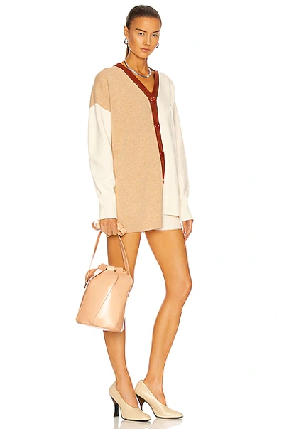 Shop Chloé Small Tulip Shoulder Bag In Sandy Beige