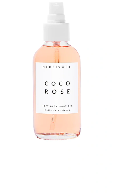 Shop Herbivore Botanicals Coco Rose Soft Glow Body Oil In Beauty: Na