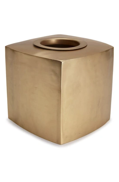 Shop Kassatex Nile Tissue Holder In Brass