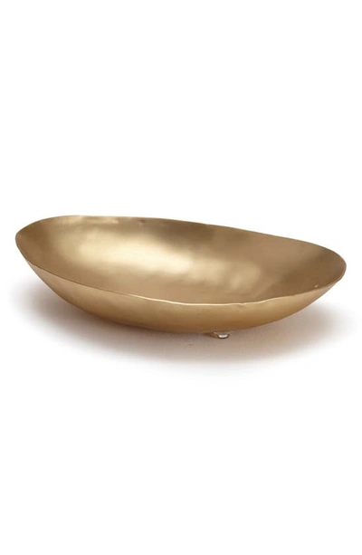 Shop Kassatex Nile Soap Dish In Brass