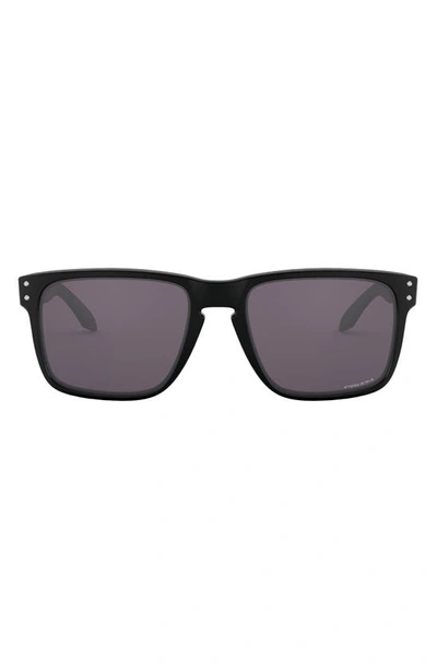 Shop Oakley Holbrook Xl 59mm Polarized Sunglasses In Matte Black/ Prizm Grey