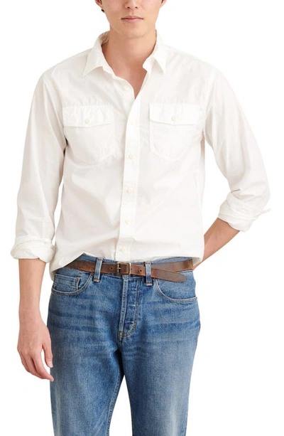Shop Alex Mill Button-up Field Shirt In White