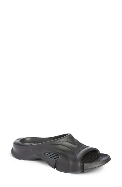Shop Balenciaga Molded Slide Sandal In Black
