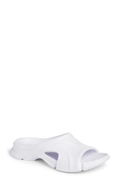 Shop Balenciaga Molded Slide Sandal In White