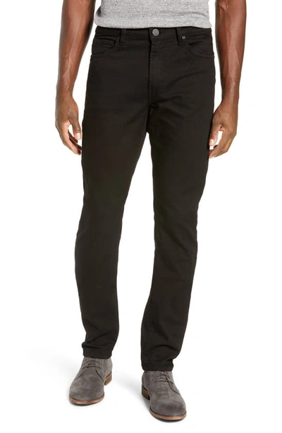 Shop Monfrere Deniro Slim Straight Leg Jeans In Noir