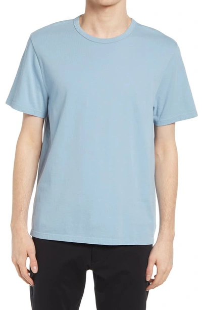 Shop Vince Solid T-shirt In Washed Hockney Blue