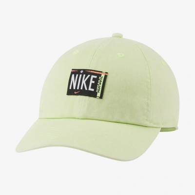 Shop Nike Sportswear Heritage86 Women's Hat In Ghost Green