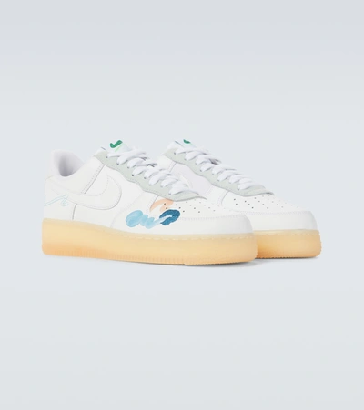 Shop Nike Mayumi Yamase X  Air Force 1 Flyleather Sneakers In White